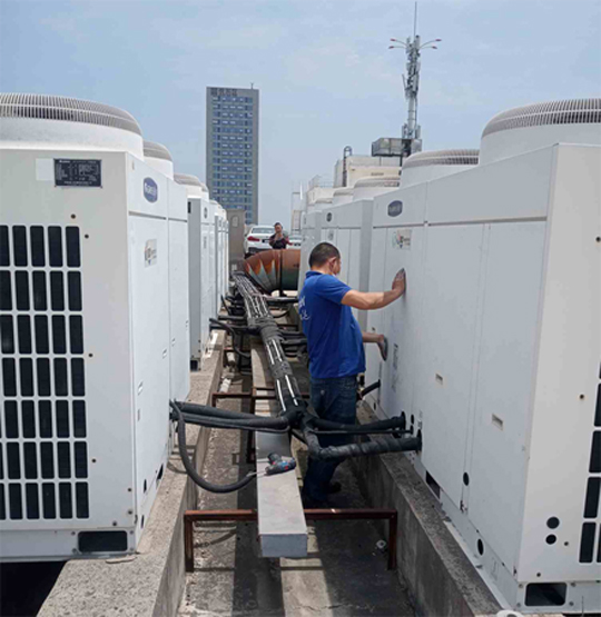 嘉禾中央空调制热和不制冷系统维修方法